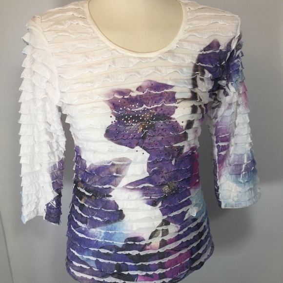 Brina & Em Ruffled Top - Picture 3 of 6